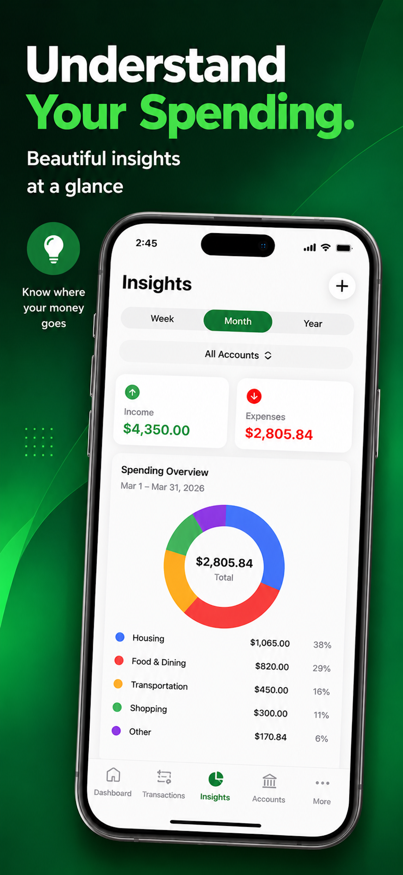 Checkbook Ledger 2 App Store screenshot placeholder
